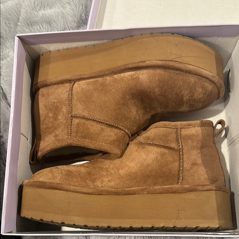Madden Girl ankle platform booties